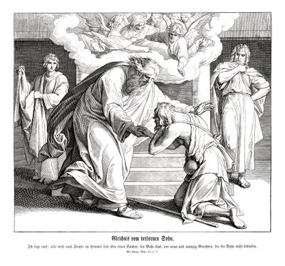 Parabola del buon samaritano, Vangelo di Luca da Julius Schnorr von Carolsfeld