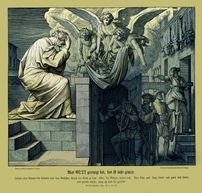 Pietro e gli uomini di Cornelio, Atti degli Apostoli da Julius Schnorr von Carolsfeld