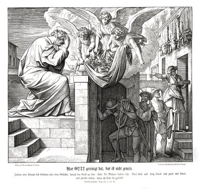 Pietro e gli uomini di Cornelio, Atti degli Apostoli da Julius Schnorr von Carolsfeld
