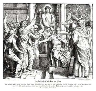 Ponzio Pilato, Vangelo di Giovanni da Julius Schnorr von Carolsfeld