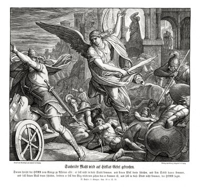 Preghiera di Ezechia, 2 Re da Julius Schnorr von Carolsfeld