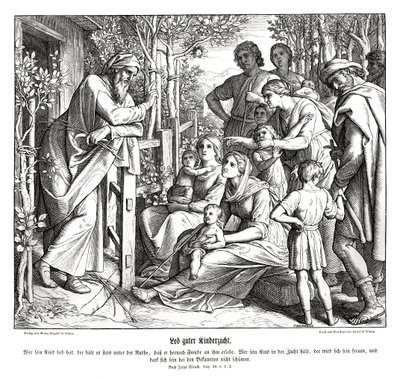 Crescere i figli, Libro del Siracide da Julius Schnorr von Carolsfeld