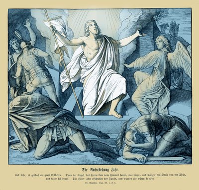 Resurrezione di Gesù, Vangelo di Matteo da Julius Schnorr von Carolsfeld
