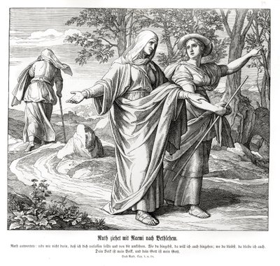 Ruth va con Naomi a Betlemme, Ruth da Julius Schnorr von Carolsfeld