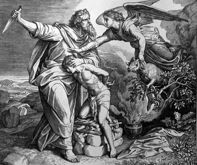 Sacrificio di Isacco da Julius Schnorr von Carolsfeld