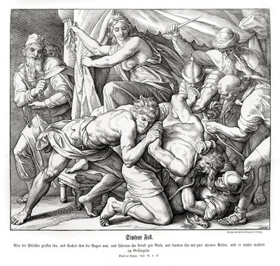 La caduta di Sansone, Giudici da Julius Schnorr von Carolsfeld
