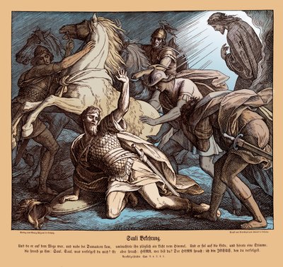 Saulo sulla via di Damasco, Atti degli Apostoli da Julius Schnorr von Carolsfeld