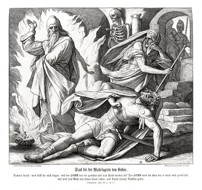 Saul con la strega di Endor da Julius Schnorr von Carolsfeld