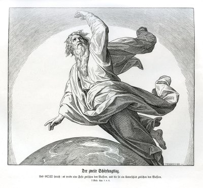 Secondo giorno della creazione, Genesi da Julius Schnorr von Carolsfeld