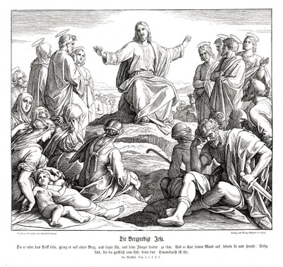 Discorso della Montagna, Vangelo di Matteo da Julius Schnorr von Carolsfeld