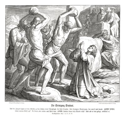 Lapidazione di Stefano, Atti degli Apostoli da Julius Schnorr von Carolsfeld