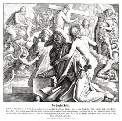 Il profeta Isaia da Julius Schnorr von Carolsfeld