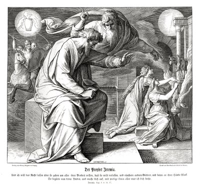 Il profeta Geremia da Julius Schnorr von Carolsfeld