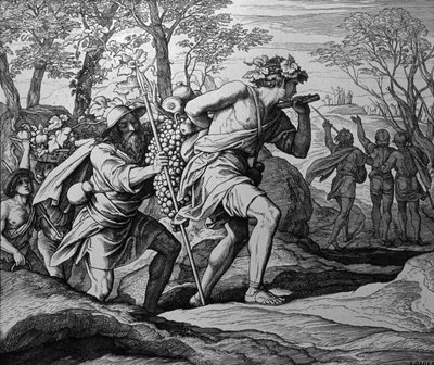 La terra di Canaan da Julius Schnorr von Carolsfeld