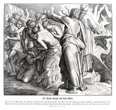 La punizione di Core, Numeri da Julius Schnorr von Carolsfeld