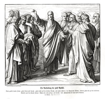 I dodici apostoli, Vangelo di Matteo da Julius Schnorr von Carolsfeld