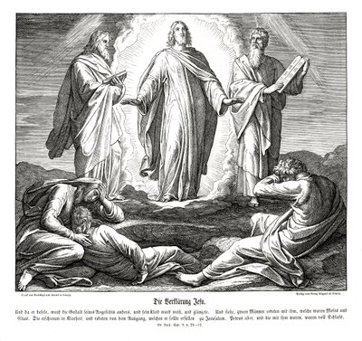 Trasfigurazione di Gesù, Vangelo di Luca da Julius Schnorr von Carolsfeld