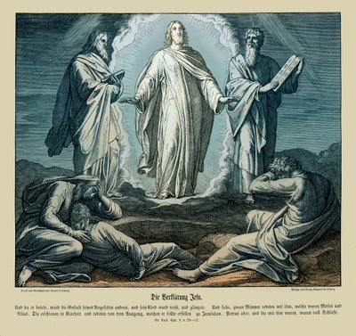 Trasfigurazione di Gesù, Vangelo di Luca da Julius Schnorr von Carolsfeld