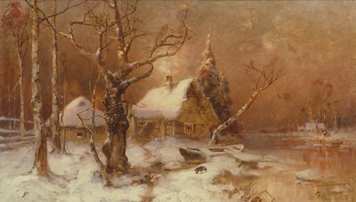 Paesaggio invernale da Julius Sergius von Klever