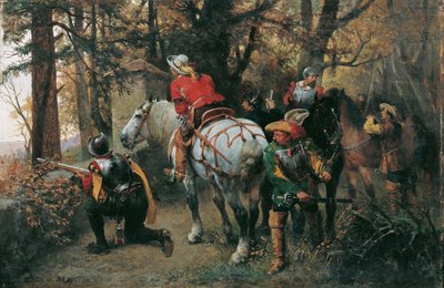 Ricognizione nemica da Julius von Blaas d. Ä.
