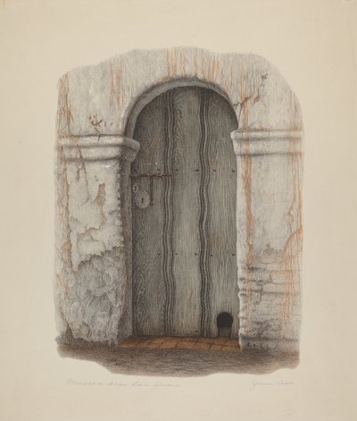 Porta della missione San Juan da June Dale