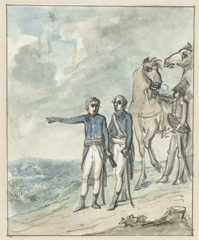I generali Napoleone e Berthier da Jurriaan Andriessen
