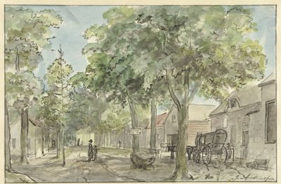 Strada del villaggio a Lage Vuursche da Jurriaan Andriessen