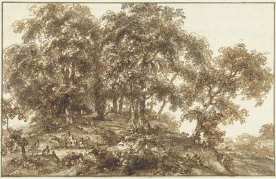 Paesaggio con gruppo di alberi da Jurriaan Andriessen