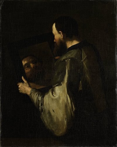 Filosofo con specchio da Jusepe de Ribera (copy after)