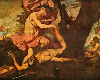 Apollo e Marsia, 1637 da Jusepe de Ribera