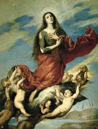 Assunzione della Maddalena da Jusepe de Ribera