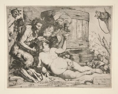 Baccanale (Silenus ubriaco) da Jusepe de Ribera