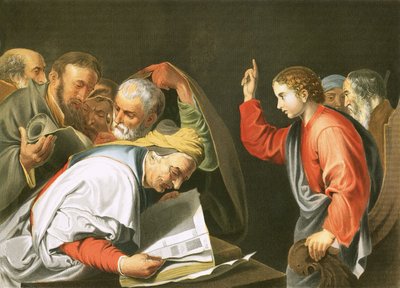Cristo tra i dottori da Jusepe de Ribera
