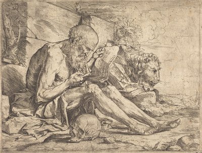 San Girolamo leggente da Jusepe de Ribera