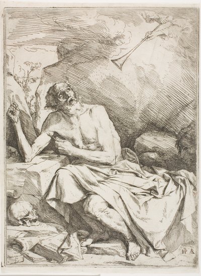 San Girolamo che ascolta la tromba del Giudizio Universale da Jusepe de Ribera