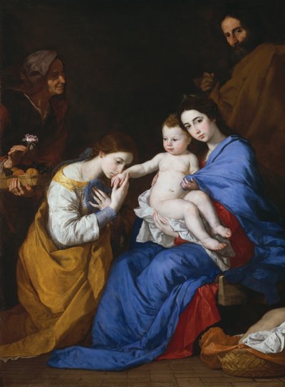 La Sacra Famiglia con Santi Anna e Caterina d