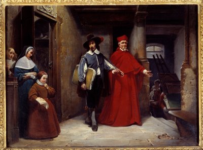 Il cardinale viene a prendere il pittore José de Ribera a Napoli da Jusepe de Ribera