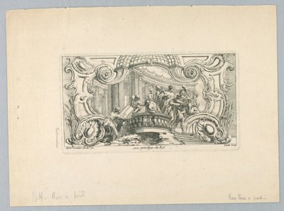 Ornamento con figure da Juste Aurèle Meissonnier