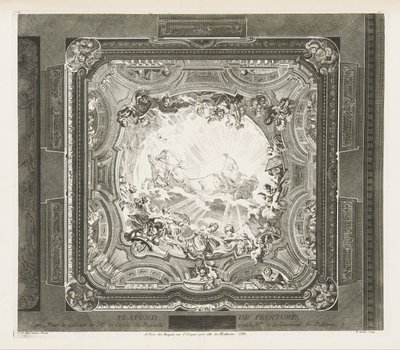 Plafond del medesimo gabinetto, 4ª tavola da Juste Aurèle Meissonnier