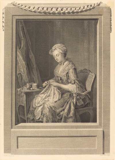 Il buon esempio da Juste Chevillet after Jean Gaspard Heilmann