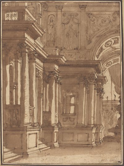 Interno di un Palazzo da Juste François Boucher