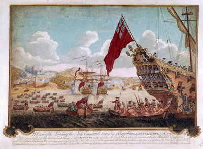 La cattura di Louisbourg, 1745 da Justin Stevens