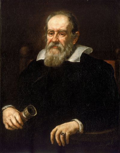 Ritratto di Galileo Galilei, astronomo italiano (1564-1642) da Justus (school of) Sustermans