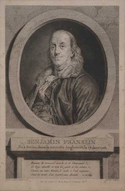Benjamin Franklin da Justus Chevillet
