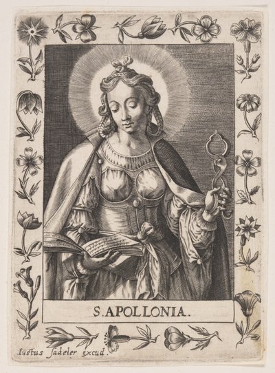 Santa Apollonia da Justus Sadeler