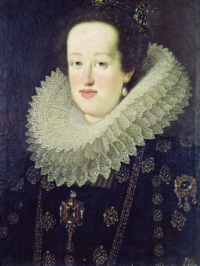 Ritratto di Eleonora de Gonzaga Mantova (1598-1655) 1622-55 da Justus Sustermans