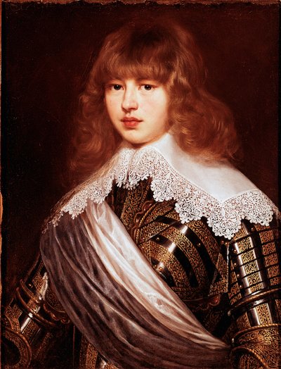 Ritratto del Principe Valdemaro Cristiano di Danimarca da Justus Sustermans