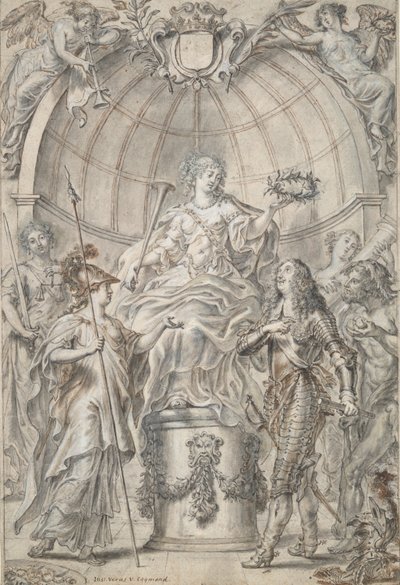 Progetto per un frontespizio [?] da Justus van Egmont