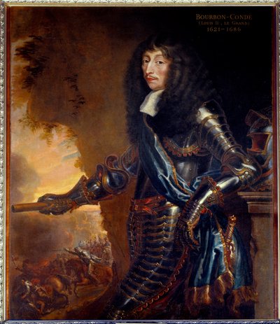 Ritratto a figura intera del Grand Condé, Luigi II Principe di Borbone (1621-1686) da Justus van Egmont