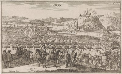 Battaglia di Párkány nel 1683 da Justus van den Nijpoort